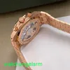 AP Crystal Wrist Watch Royal Oak Series 26240or Blue Disc 18k Rose Gold Watch Machine automática 41mm