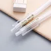 1/3/5 datorer/set Mechanical Pencil White Automatisk penna 0,5/0,7 mm påfyllning för elevernas skoltillbehör kontorstillbehör.