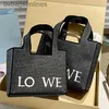 Women Luxury Original Loeweelry Designer Woven Bags Spring Summer New Woven Bag Handheld Tote Bag Large Capacity Photography New Favorite Bag with Brand Logo