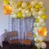 Decorazione per feste Ringraziamento Palloon Arch Set Giallo Gold Birthday Supply Family Gathering