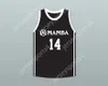 Nom personnalisé Mens Youth / Kids Payton Chester 14 Mamba Ballers Black Basketball Jersey Version 2 Stitched S-6XL