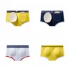 Underpants JOCKMAIL Brand Sexy Men Underwear Bulge Enhancing Boxer Include Penis Pad And Hips Buttocks Double Removable Push Up Cup