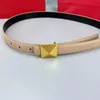 Proste pasy designerskie dla mężczyzn Ceinture Luxe Senior Women Belt Cinturones de Diseno Retro Pase Pas Pasp Top Luksusowa szerokość 2,5 cm 3,0 cm GA07 H4