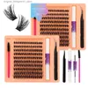 Faux cils 150pcs kit d'extension de cils diy 80p cluster faux cils individuels cils individuels