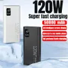 Bank 50000 mAh Power Bank 120W Super Fast Charging 100% Sufficient Capacity Portable Battery Charger For iPhone Xiaomi Huawei Samsung