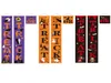 Trick Or Treat Halloween Porch Sign Banner pour porte d'entrée ou décoration intérieure intérieure Signes de bienvenue Couplet Halloween décorations JK1909X3794555