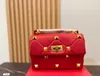 Bolsa de sacola de alta definição quadrada grande rebite rombus buckle fivela portátil chineling cadeia mensageiro mulheres