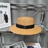 女性のためのビーチストローハットバケツ帽子デザイナーキャップメンズケースサマーアウトドアグラスブレイドサン