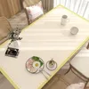 Table de table en tissu ajusté Crochet Runner Dinning Small Coffee 19RB153201