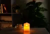 USB Перезаряжаемая напоминающаяся электрическая свеча свечи, погруженные в парафиновые восковые танцы, перемещающийся фитиль Home Partp