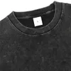 Herren-T-Shirts Camiseta de Algodo Lavada Maskulina Hip-Hop Gtica Manga Curta Camisas esportivas unsex Strtwear extragrande Vero H240425