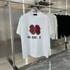 パリデザイナーメンズアンドレディースTシャツクラシック2Bレターパターン印刷ロゴラウンドネックヨーロッパアメリカントレンドTシャツカジュアルスポーツピュアコットンカップルTシャツS-5XL