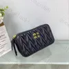 Bolsa de diseñador MIUI Snapshot Bolsas de cámara de cuero plisado Bag Bag Mujer Bolso de lujo Corurio Corurio Ajustable y extraíbles Messenger Bolsos de hombro