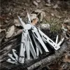 Täcker daicamping dl10 multifunktionell vikning knivstång flera verktyg EDC multitools utomhus camping överlevnadsverktyg klämmor med klipp