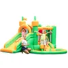 Le plus grand château gonflable Bounce House avec glissière Pit Playhouse Playhouse à saut à saut en intérieur jouet amusant extérieur pull-over