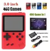 400in1 Handheld Video Game Console Retro 8Bit Design 3Inch LCD 400 Classic Games stöder två spelare AV -utgångspocket Gamebo5012648