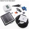 Modules wifi double pompe drip irrigation système jardin arrosage automatique du dispositif arrosage du lithium batterie solaire charge tuya smart life