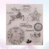 Storage Bottles Scrapbooking Christmas Stamps Making Silicone Finished Chapter Clear Transparent Seal DIY Letter