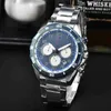 2024 New Series Six Pin Full Work Quartz Watch Casual Watch Mens Watch