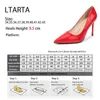 Dress Shoes Ladies Stiletto Pointed Toe Shimmering Sexy Professional 9.5cm Heel WZ H240425