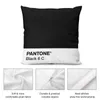 Подушка Pantone Black 6 C бросить крышку рождественские чехлы диван