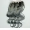 ombre dark grey 4x4quot lace closure brazilian lace closure 100 human hair grey hair closures for black women5469638