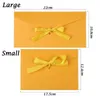 Gift Wrap 10 Pcs/ Set Wedding Invited Multicolor Bow Retro Pearlescent Paper Envelop Greeting Card Bags Ribbon Mailer Envelope