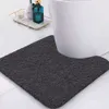 Badmatten olanly badkamermat u-shap 51x61cm ruige badkleed zacht absorberend tapijt non slip dikke pluche wasbare badmat badkamer badkamer douche