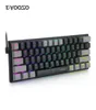 Клавички 61 клавиши Механическая клавиатура игра клавиатура RGB BAILLIGHT TYPEC USB Wired Wired Plired 60 PC Gaming Клавиатура для ПК Desktop 9036081