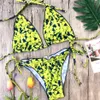 MJ-122 2019 Two-pièces Femmes Floral Push-up Bred Ruffle Bandage Bandage Set Triangle Swimsuit Triangle Swimwear Bathing Full 278L