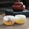 Tea filiżanki xh272 szklany filiżanka jadeiła porcelanowa mistrz chiński