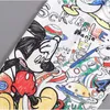 Womens Pencil Skirt High Waist Slim Skirts Print Large Size Japan Cartoon Summer Young Girl Female Falda Sexy Club 240420