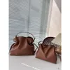 Dziewczyna crossbody loe plisted torebki amerykańska lady hiszpania projektant torebek ramię flamenco torebka torebka anagram 49gu