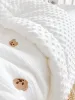 Ställer in nyfödda baby wrap ren bomullsfjäder och hösten tunn wrap handduk kram quilt nyfödd wrap baby wrap filt sängkläder