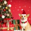 Appareils pour chiens chapeau de santa pour petits chiens chapeaux de compagnie festifs