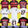 Flamengo 축구 유니폼 2024 2025 Vidal de Arrascaeta Gabi 축구 셔츠 Pedro B. Henrique E.Ribeiro Camisa Flamengo Home Away 24 25 Outubro Rosa Retro Jersey