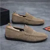 Molages pour hommes légers et respirants chaussures décontractées à plat conduite à semelle douce slipon business moccasins 240410