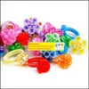 50 stcs groothandel gemengde kinderen bloem colorf polymeer ring ring drop levering zz zz