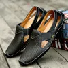 Scarpe eleganti da uomo 48 buco in pelle nera piselli maschirista