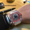Luxury Watch Hollow Tourbillon Out Mens Transparent Mécanique personnalisée Automatique Luminal imperméable Swiss Mouvement Swiss Wrists Ly