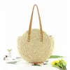 Bolsas de compras Hirigin supermercado bolsas de comestibles Totes de mano Tasche runde rattan handtaschen aus fruta de cuerda reutilizable