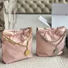 Chaîne Ponts Designer Sacs Mirror Quality Mini Garbage Sac Femmes Mode 22 sacs Sac Chain Tote Sac Sac à bandoulière Dame Shopping Purse 240315