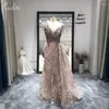 Feestjurken luxe kanten avondjurk voor dameshuls lange formele jurken dames dubai kralen dreses asa-0198