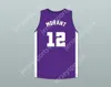 Niestandardowe nazwa Niewiele Młodzież/Kids Ja Morant 12 Crestwood High School Knights Purple Basketball Jersey Top Sched S-6xl