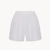 Short féminin Femmes Simple Cotton Elastic Taon 2024 Été Fashion Mesdames Élégant Pantalon court avec poches All-Match