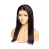 100% Human Hair Full Lace Wigs Front lace human hair wig full set 13X4 straight long front