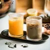 Gobelers Verre tasse élevée borosilicate résistant à la chaleur tasse de café de latte à froid