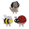 Marques Ensemble de 3 beaux animaux amusants marqueurs de balle de golf Clips de capuchon magnétique pour les femmes golfeur 2x2,5 cm