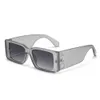 Off Brand White Oversizes Sunglasses 3315off Okulary przeciwsłoneczne Unisex Trendy Street Photo Box Okulary przeciwsłoneczne Modne i spersonalizowane słońce z oryginalnym pudełkiem