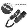 Accessories Fixed Landline Smart Telephone Portable Mini Phone Wall Telephone Hanging Telephone 2 in 1 Push Button Phone for Home